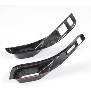 Carbon Fiber Door Handle Control Switch Panel Cover 4 Chevrolet Camaro 2010-2015